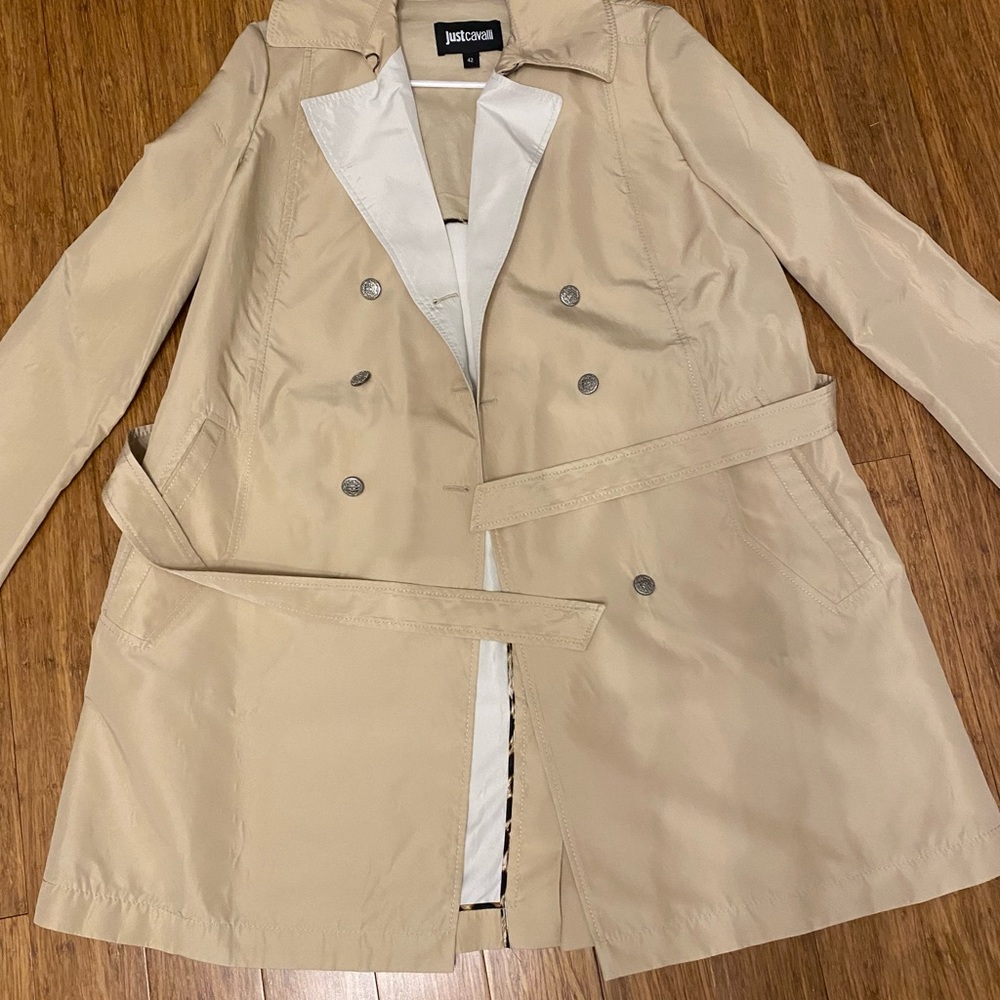 EUC Just Cavalli Trench Coat